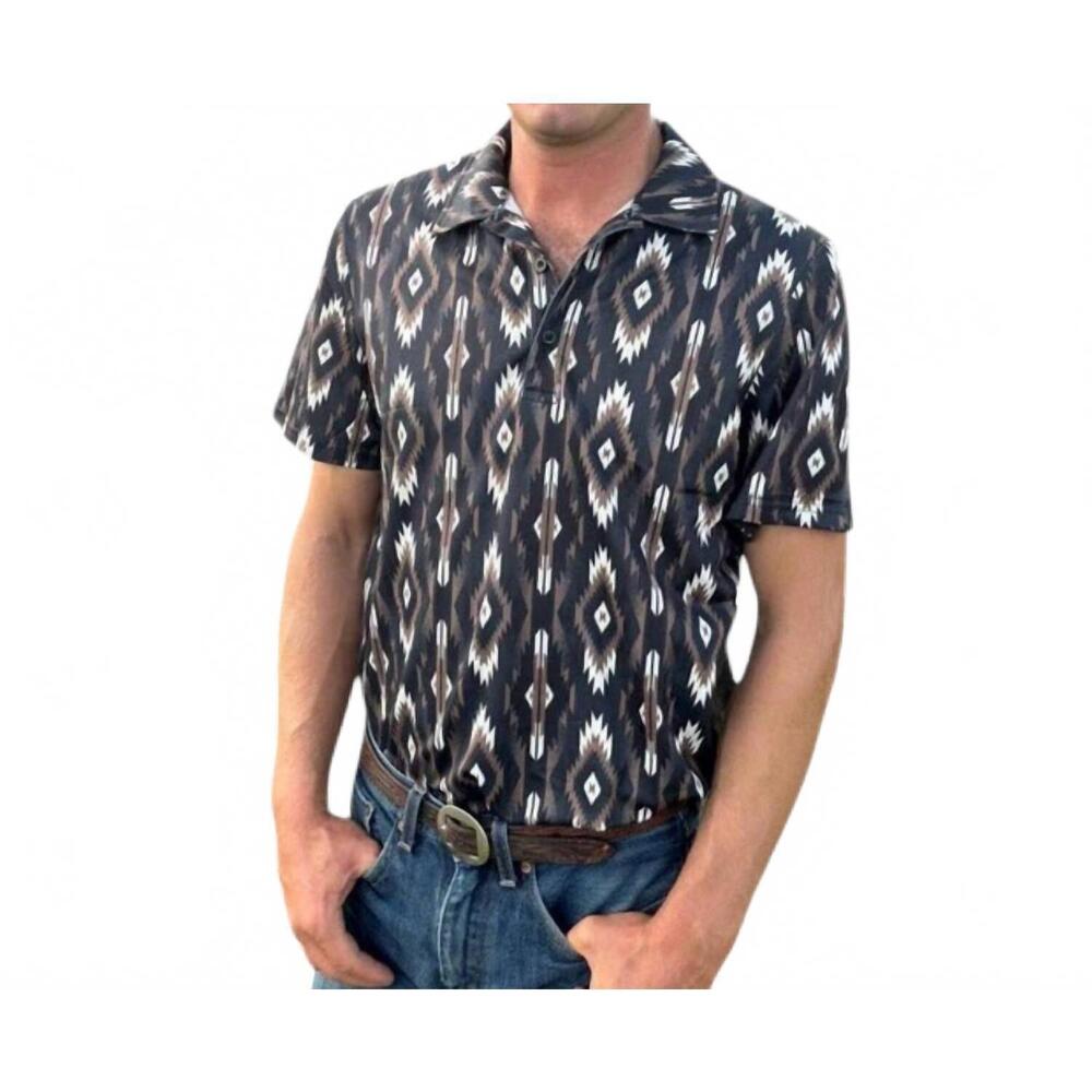 NEW STERLING KREEK blackburn polo shirt in black